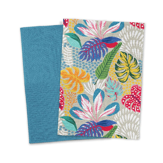 Ambrosia Tea Towel Tropical II Set of 2