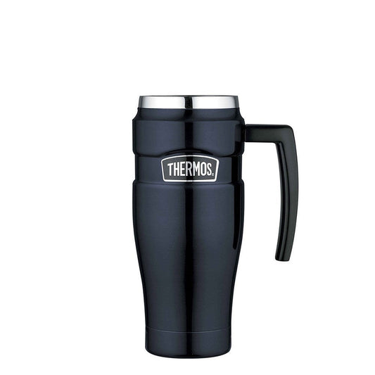 Thermos 470ml King Stainless Steel Vacuum Insulated Travel Mug Midnight Blue