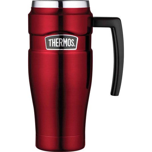Thermos Stainless Steel Vacuum Insulated Travel Mug 470ml Red
