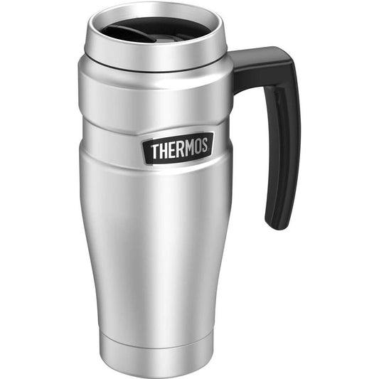 Thermos Stainless King 470ml Stainless Steel Vacuum Insulated Travel Mug Stainless Steel